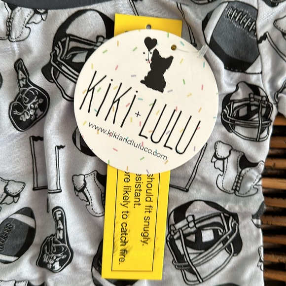 Kiki + Lulu First Down to Bedtime Football Pajamas size 3T - Picture 5 of 6